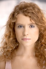 Naklejka premium Portrait of attractive young female