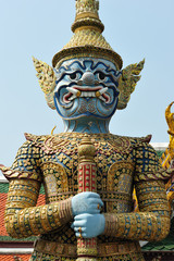 Demon Guardian Wat Phra Kaew Grand Palace Bangkok