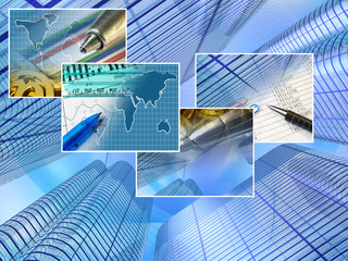 Obraz premium Buildings, business coillage