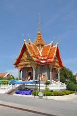 Fototapeta premium Traditional architecture of temples of Thailand