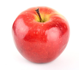 Apple red. Isolated