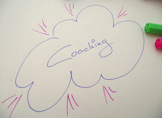 Schriftzug Coaching