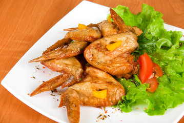 roasted chicken wings