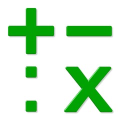 Obraz premium Grundrechenarten