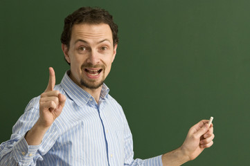 Was ist hier die Frage?  -Teacher © Fotograf Daniel Mock