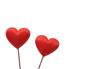 Fototapeta na wymiar Valentine hearts