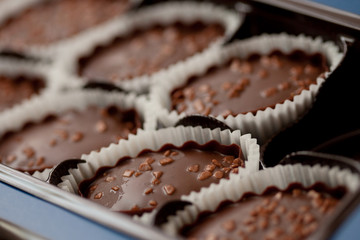 Chocolates in a box