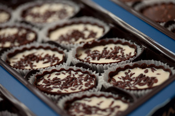 Chocolates in a box