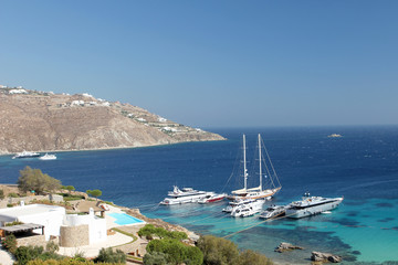 Mykonos, Greece - Super yachts