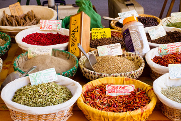 spices stall
