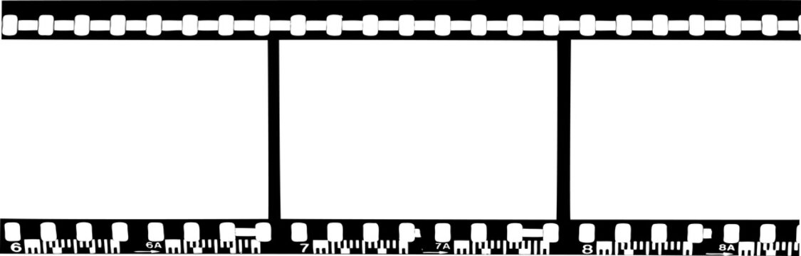 Blank film strip - vector