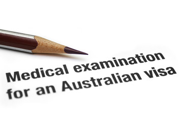 Australian visa form