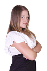 Fototapeta premium Beautiful Girl Standing Up