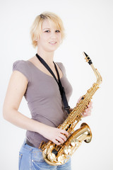 Saxophonistin
