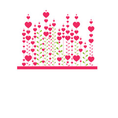 Valentine's  background. vector illustration
