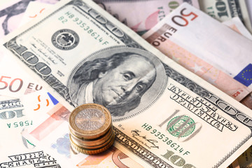 Paper money and coins