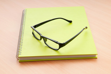 Business concept with notepad and calculator