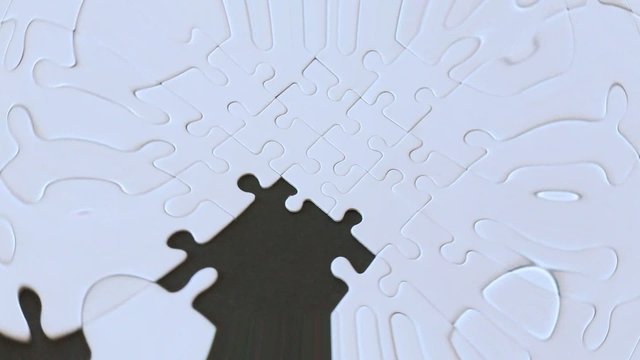 Puzzle verzerrt