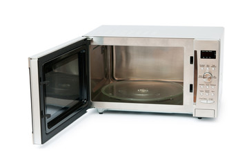 Obraz premium Microwave oven on the table