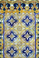 Old wall tiles in Barcelona
