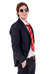 Business man with sunglasses