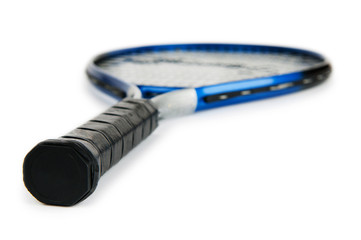 Tennis concept with the balls and racket