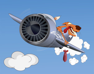 Cheetah the pilot