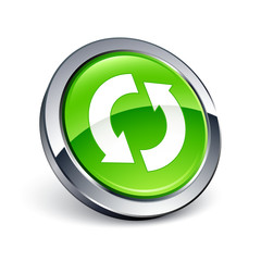 icône bouton internet recyclage