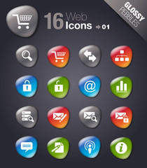 Glossy Pebbles - web icons 01