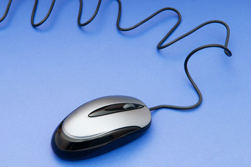 Computer mouse on the background - Technology concept