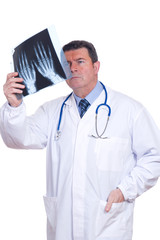 doctor with x-ray