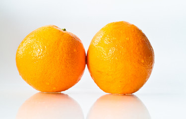 Fresg Orange on a white background