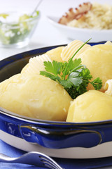 Boiled potatoes