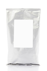 cosmetic containers isolated on white