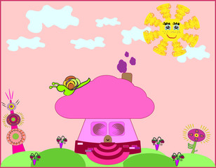 Illustration of house, vector