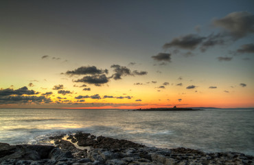 Obraz premium Magical sunset over Atlantic ocean