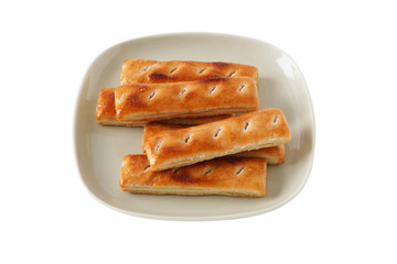 cookies on a small plate