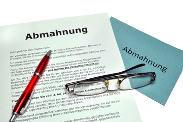 Abmahnung  #110123-003