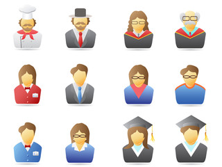 people icons set