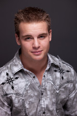 Obraz premium Young Man Headshot