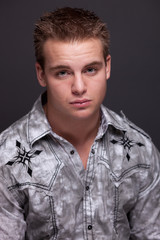 Obraz premium Young Man Headshot