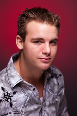 Obraz premium Young Man Headshot