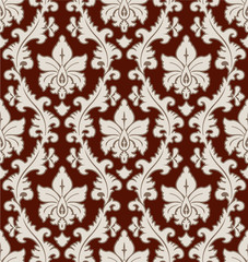 floral damask pattern