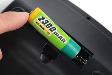 Battery and calculator