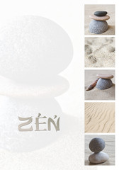 composition pierres et sable