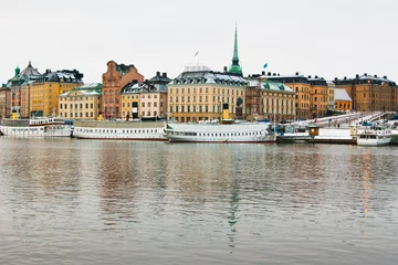 Deurstickers Stockholm view © Kalin Eftimov