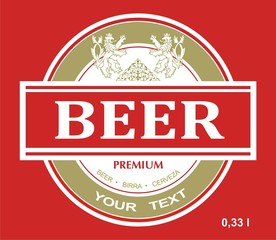 beer label design
