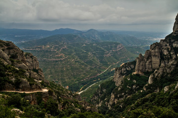 Mountains montserrat, Spain