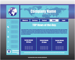 Website template