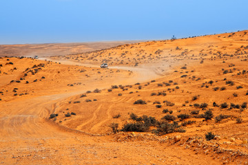 Fototapeta na wymiar Sahara Rallye